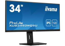 iiyama ProLite XUB3493WQSU-B5 computer monitor 86,4 cm (34") 3440 x 1440 Pixels UltraWide Quad HD LED Zwart