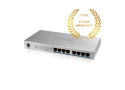 Zyxel GS1008HP Unmanaged Gigabit Ethernet (10/100/1000) Power over Ethernet (PoE) Grijs