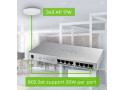 Zyxel GS1008HP Unmanaged Gigabit Ethernet (10/100/1000) Power over Ethernet (PoE) Grijs