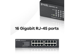 Zyxel GS1100-16 Unmanaged Gigabit Ethernet (10/100/1000)