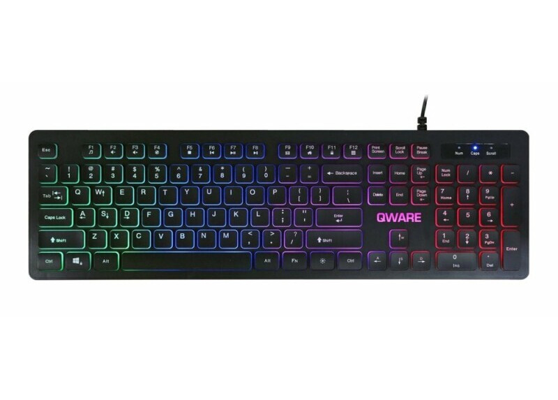 QWARE Wired keyboard Kingston Zwart