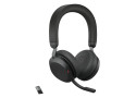 Jabra Evolve2 75 Headset Bedraad en draadloos Hoofdband Kantoor/callcenter Bluetooth Oplaadhouder Zwart