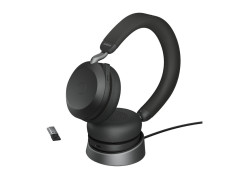 Jabra Evolve2 75 Headset Bedraad en draadloos Hoofdband Kantoor/callcenter Bluetooth Oplaadhouder Zwart