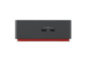 Lenovo 40B00300EU notebook dock & poortreplicator Bedraad Thunderbolt 4 Zwart, Rood