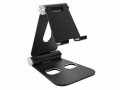 Mobiparts Tablet Stand Holder Metal size L - Zwart