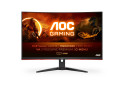 AOC G2 C32G2ZE/BK computer monitor 80 cm (31.5") 1920 x 1080 Pixels Full HD LED Zwart, Rood