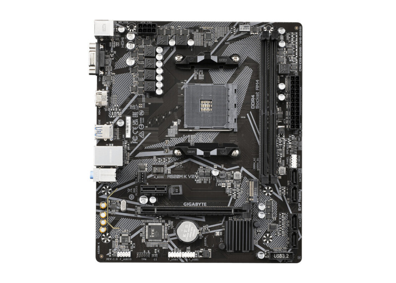 Gigabyte A520M-K V2 | Socket AM4 | AMD A520 | 2xDDR4 | Micro-ATX | Moederbord