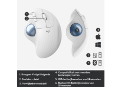 Logitech M575 ERGO Draadloze Trackball Muis