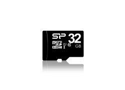 Silicon Power 16GB MicroSDHC Class10 UHS-1 incl. SD-adapter Zwart