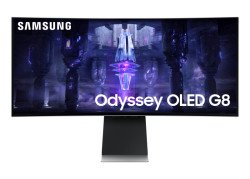 Samsung Odyssey Neo G8 LS34BG850SUXEN computer monitor 86,4 cm (34") 3440 x 1440 Pixels UltraWide Quad HD OLED Zilver