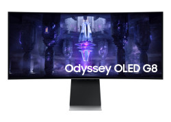 Samsung Odyssey Neo G8 LS34BG850SUXEN computer monitor 86,4 cm (34") 3440 x 1440 Pixels UltraWide Quad HD OLED Zilver