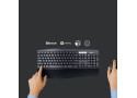 Logitech MK850 Performance toetsenbord Inclusief muis RF-draadloos + Bluetooth QWERTZ Duits Zwart