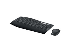 Logitech MK850 Performance toetsenbord Inclusief muis RF-draadloos + Bluetooth QWERTZ Duits Zwart