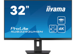 iiyama ProLite XUB3293UHSN-B5 computer monitor 80 cm (31.5") 3840 x 2160 Pixels 4K Ultra HD LCD Zwart