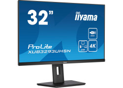 iiyama ProLite XUB3293UHSN-B5 computer monitor 80 cm (31.5") 3840 x 2160 Pixels 4K Ultra HD LCD Zwart