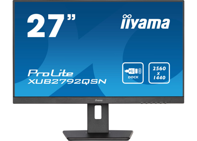 iiyama ProLite computer monitor 68,6 cm (27") 2560 x 1440 Pixels Wide Quad HD LED Zwart