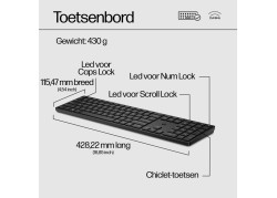 HP 650 draadloze toetsenbord- en muiscombinatie (Qwerty EU)