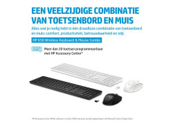 HP 650 draadloze toetsenbord- en muiscombinatie (Qwerty EU)