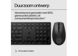 HP 650 draadloze toetsenbord- en muiscombinatie (Qwerty EU)