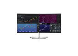 DELL UltraSharp U3824DW LED display 95,2 cm (37.5") 3840 x 1600 Pixels Wide Quad HD+ LCD Zwart, Zilver