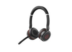 Jabra Evolve 75 Headset draadloos Hoofdband Oproepen/muziek Bluetooth Zwart