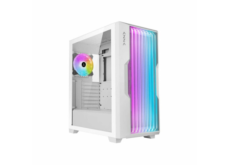 Case Azza Guardian 520 Midi Tower Wit Glass