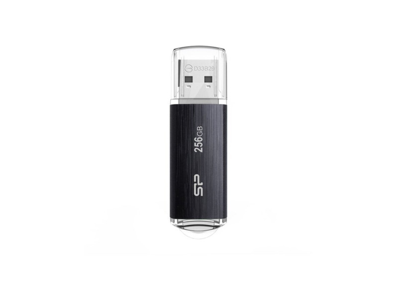 USB Silicon power 256GB 3.0 Zwart