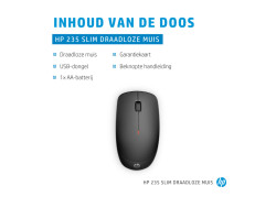 HP 235 Draadloze Muis - Zwart