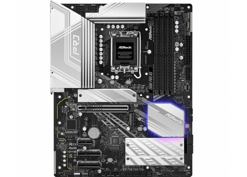 Asrock Z890 Pro RS | Socket LGA 1851 | Intel Z890 | 4xDDR5 | ATX | Moederbord