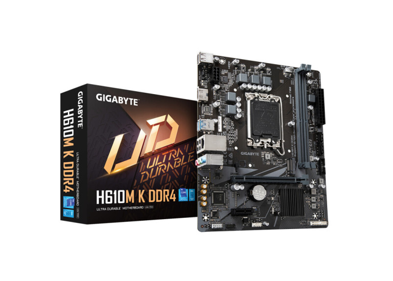 Gigabyte H610M-K | Socket LGA 1700 | Intel H610 | 2xDDR4 | Micro-ATX | Moederbord