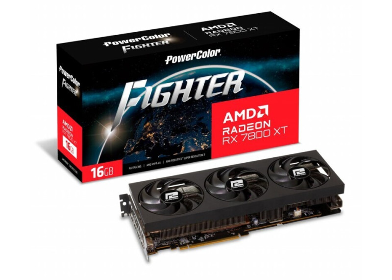 PowerColor RX 7800XT AMD Radeon RX 7800 XT 16 GB GDDR6