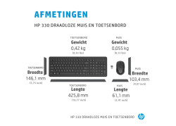 HP 330 draadloze muis en draadloos toetsenbord