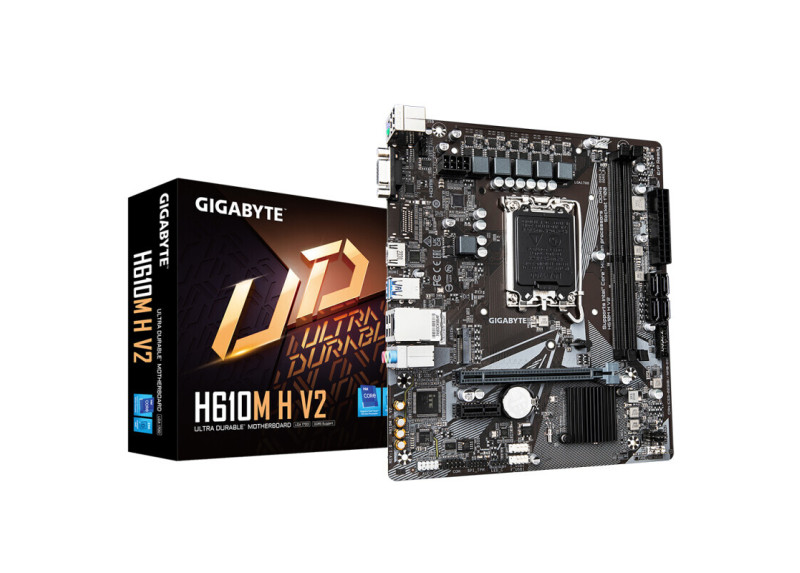 Gigabyte H610M H V2 | Socket LGA 1700 | Intel H610 | 2xDDR5 | Micro-ATX | Moederbord