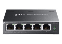 TP-Link Omada ES205GP Managed Gigabit Ethernet (10/100/1000) Power over Ethernet (PoE) Zwart