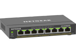 NETGEAR 8-Port Gigabit Ethernet High-Power PoE+ Plus Switch (GS308EPP)