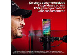 HP HyperX QuadCast 2 S - USB Microphone (Black) Zwart Tafelmicrofoon