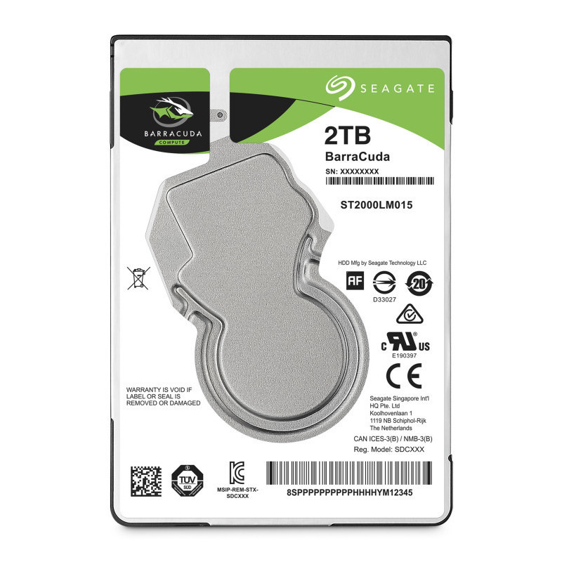 2,0TB Seagate BarraCuda SATA3/128MB/5400rpm/7mm