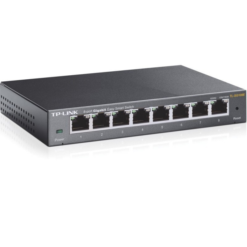 TP-Link 8Port 1Gb Metalen behuizing