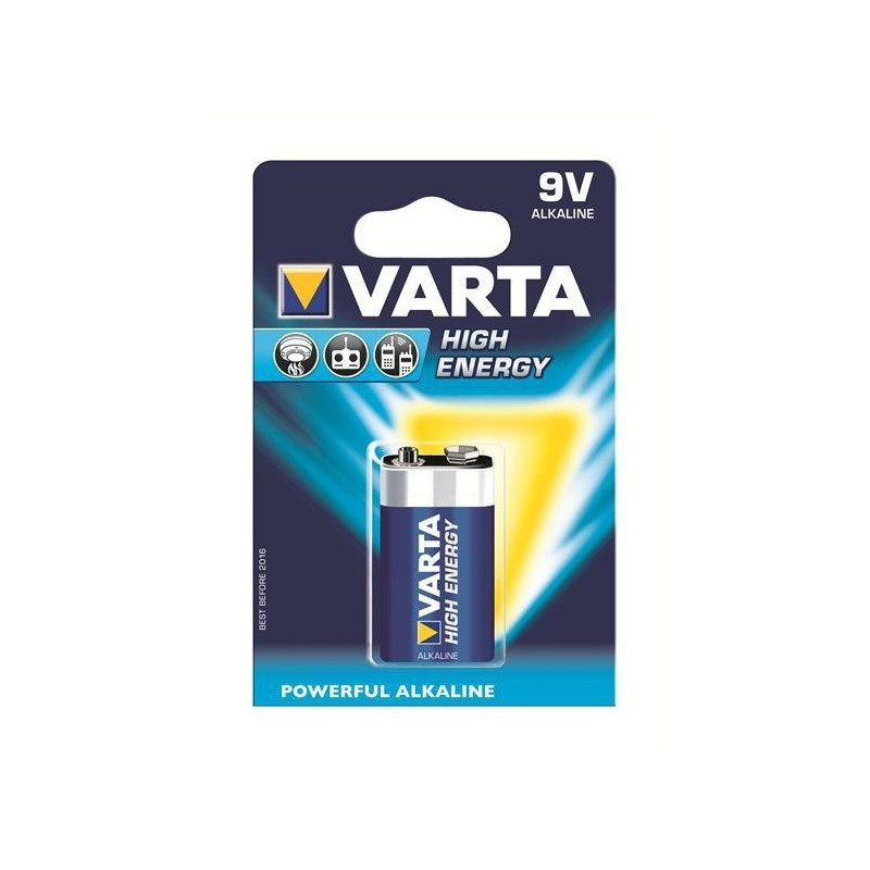 Varta High Energy batterij 9 Volt blister (LR61)