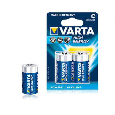 Varta High Energy batterij C blister 2-stuks