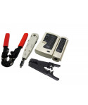 LogiLink Netwerk Tool-Kit incl. Tas - 4 delig