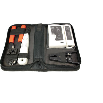 LogiLink Netwerk Tool-Kit incl. Tas - 4 delig